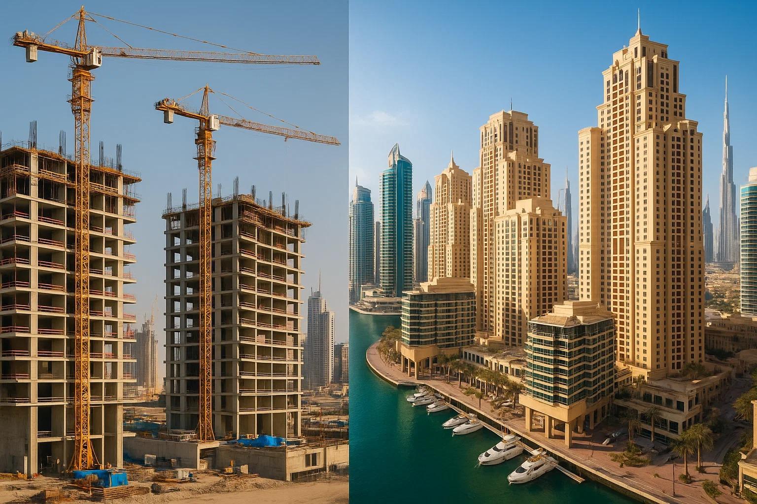 off plan vs ready property Dubai comparison
