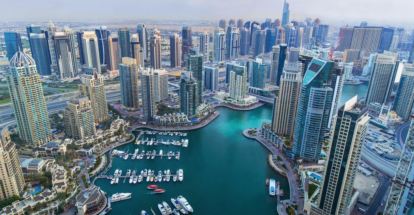 ready property Dubai skyline view apartments